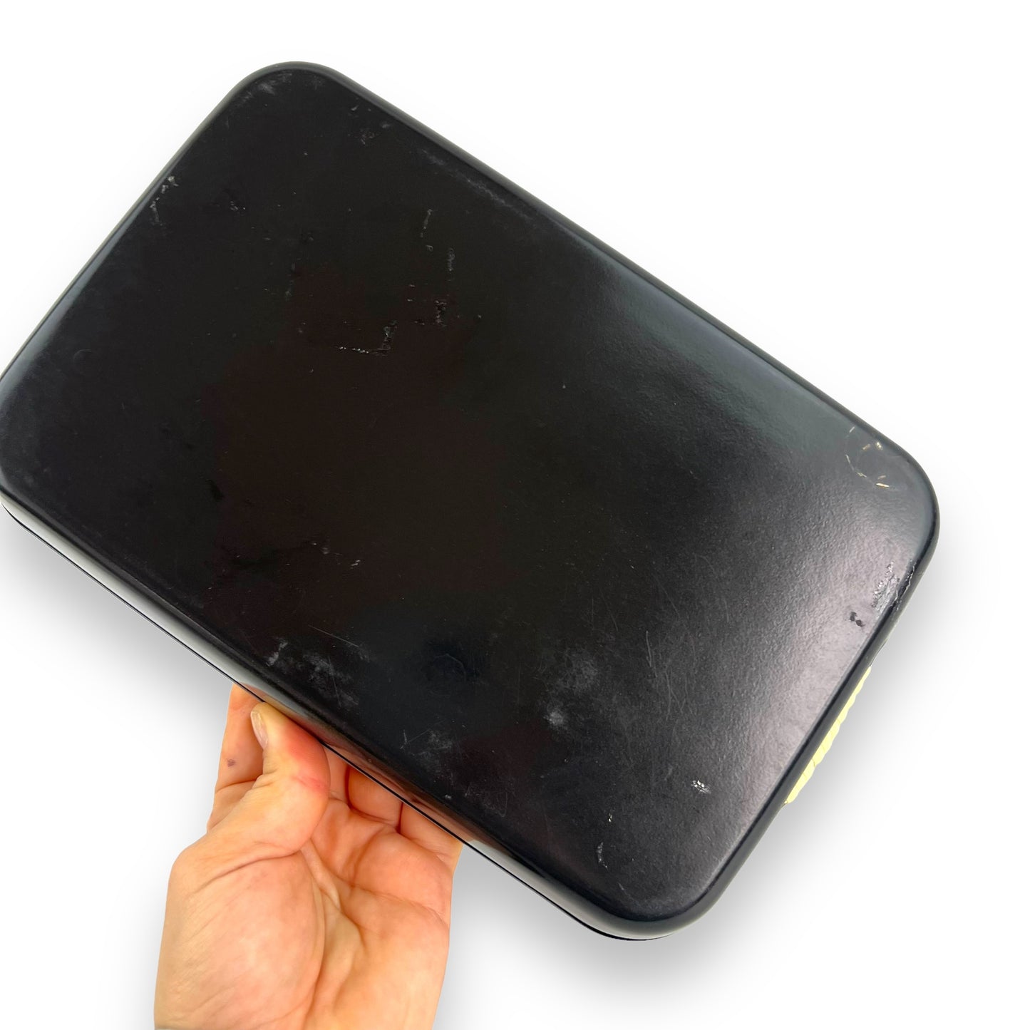 Black and red Peacock Plastic Tray