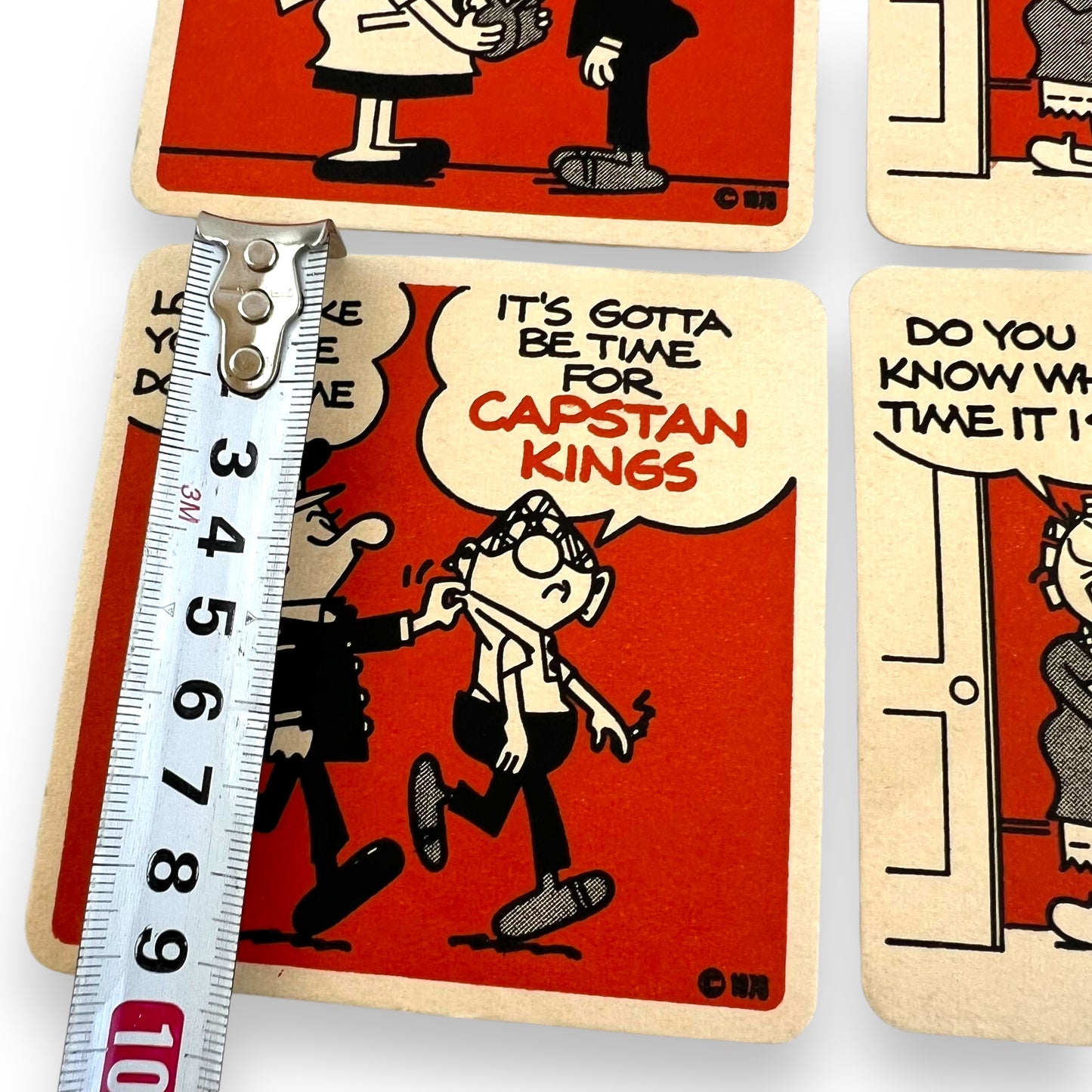 Capstan Kings Andy Capp 1976 Drink Coaster Set of 6