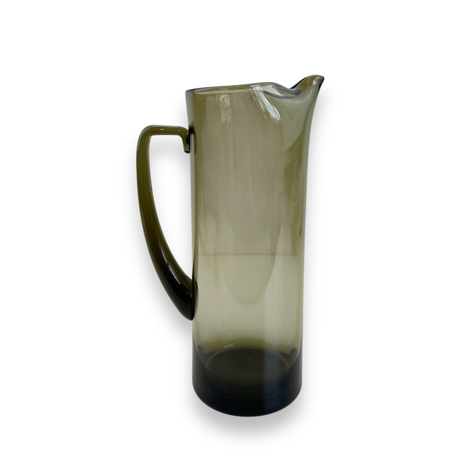 Black Smokey Glass Jug