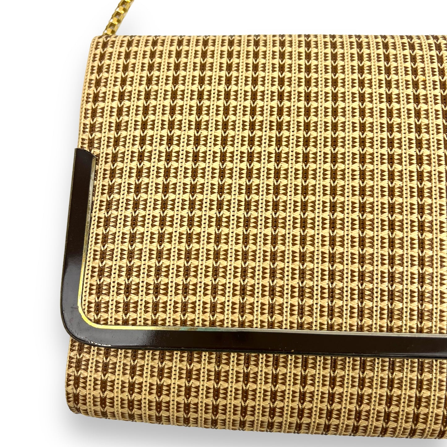 Jacqui Melbourne Brown patterned bag