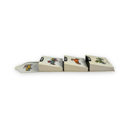 Metal Letters & Bills Wall Hanging Organiser with Vintage cars artwork