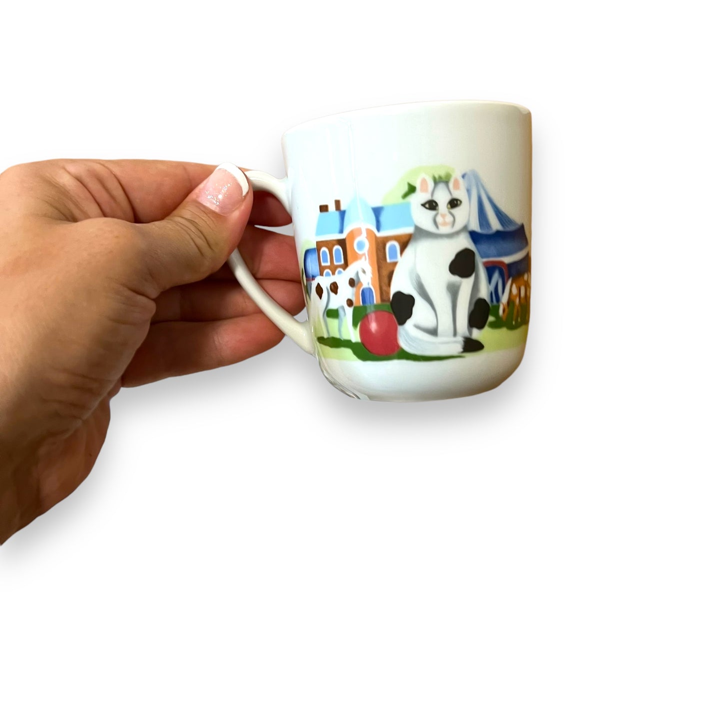 Arzberg Germany Plate and Mug Set - Whimsical Circus Scene