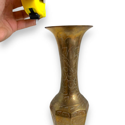 Tall Brass Vase