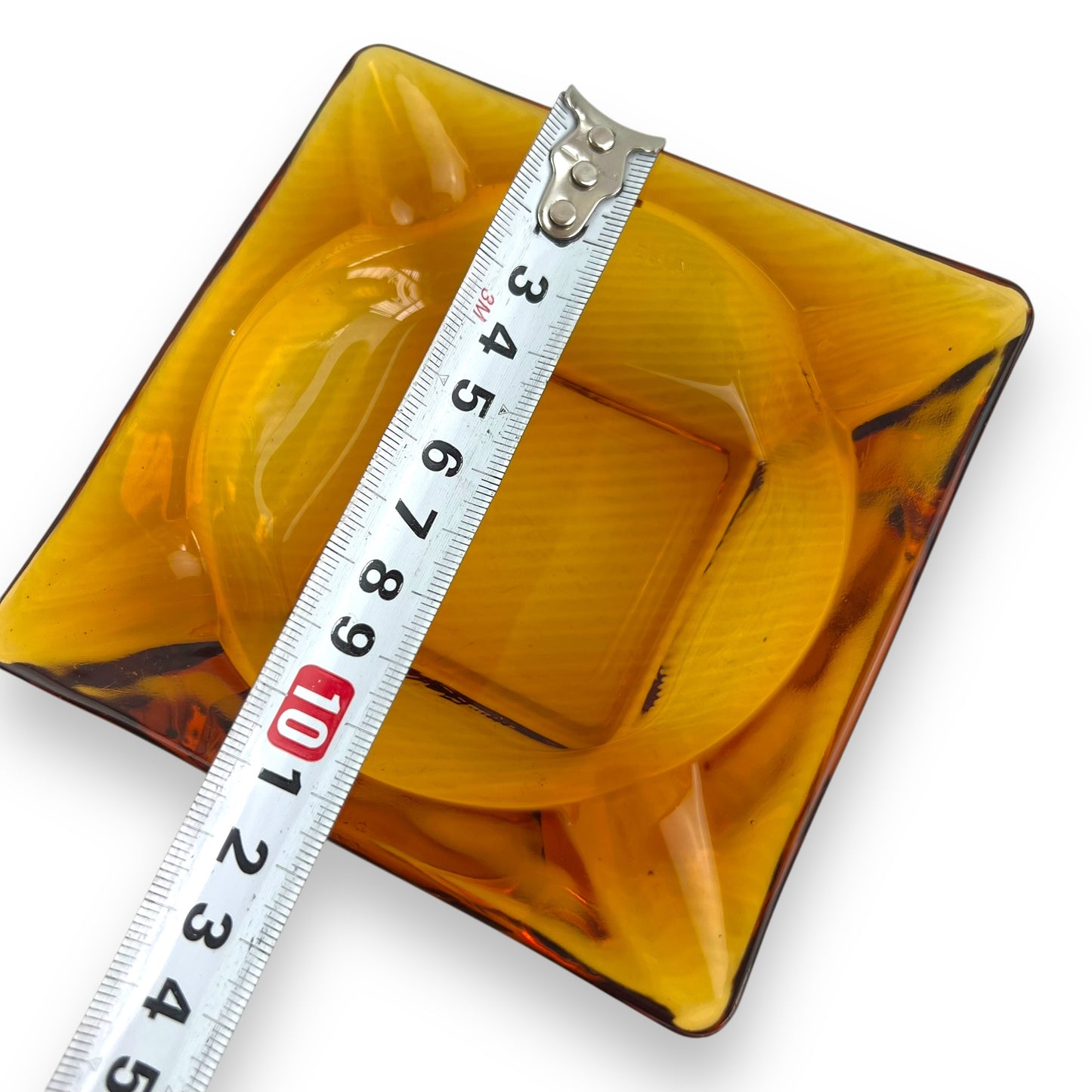 Amber Glass Ashtray