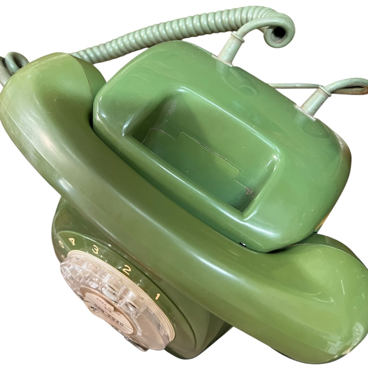 Green Rotary Dial Telephone