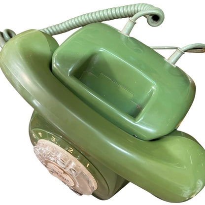Green Rotary Dial Telephone