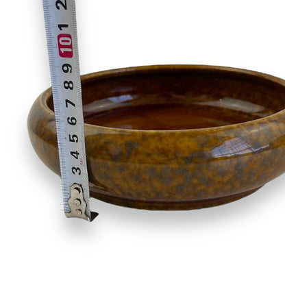 Brown Glazed Ceramic Bowl