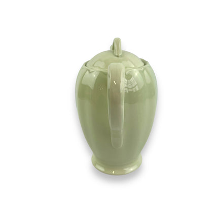Grindley England Almond Petal Green Ceramic Teapot