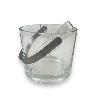 Toyo Sasaki Glass P-12601-JAN Ice Bucket with tongs