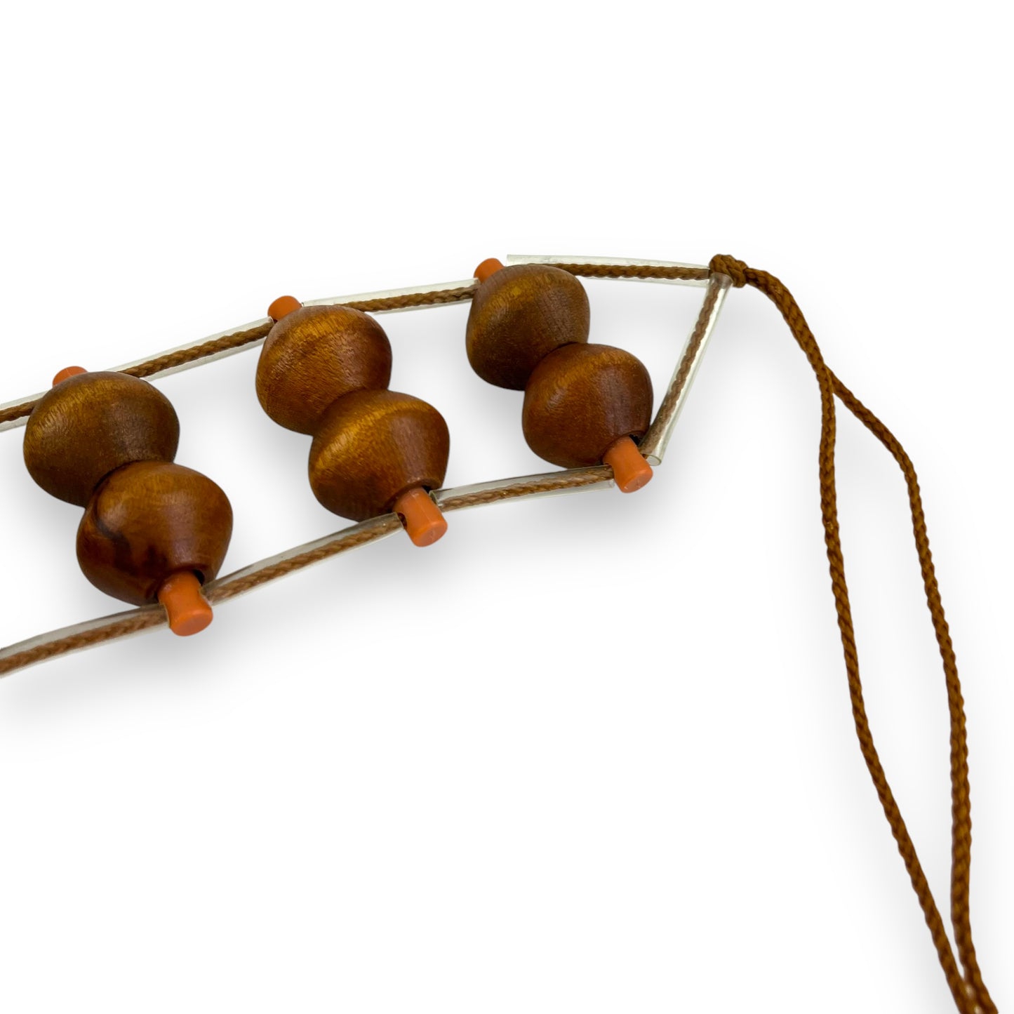 Wooden bead body massager in original box