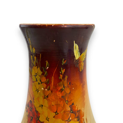Handpainted flower vase