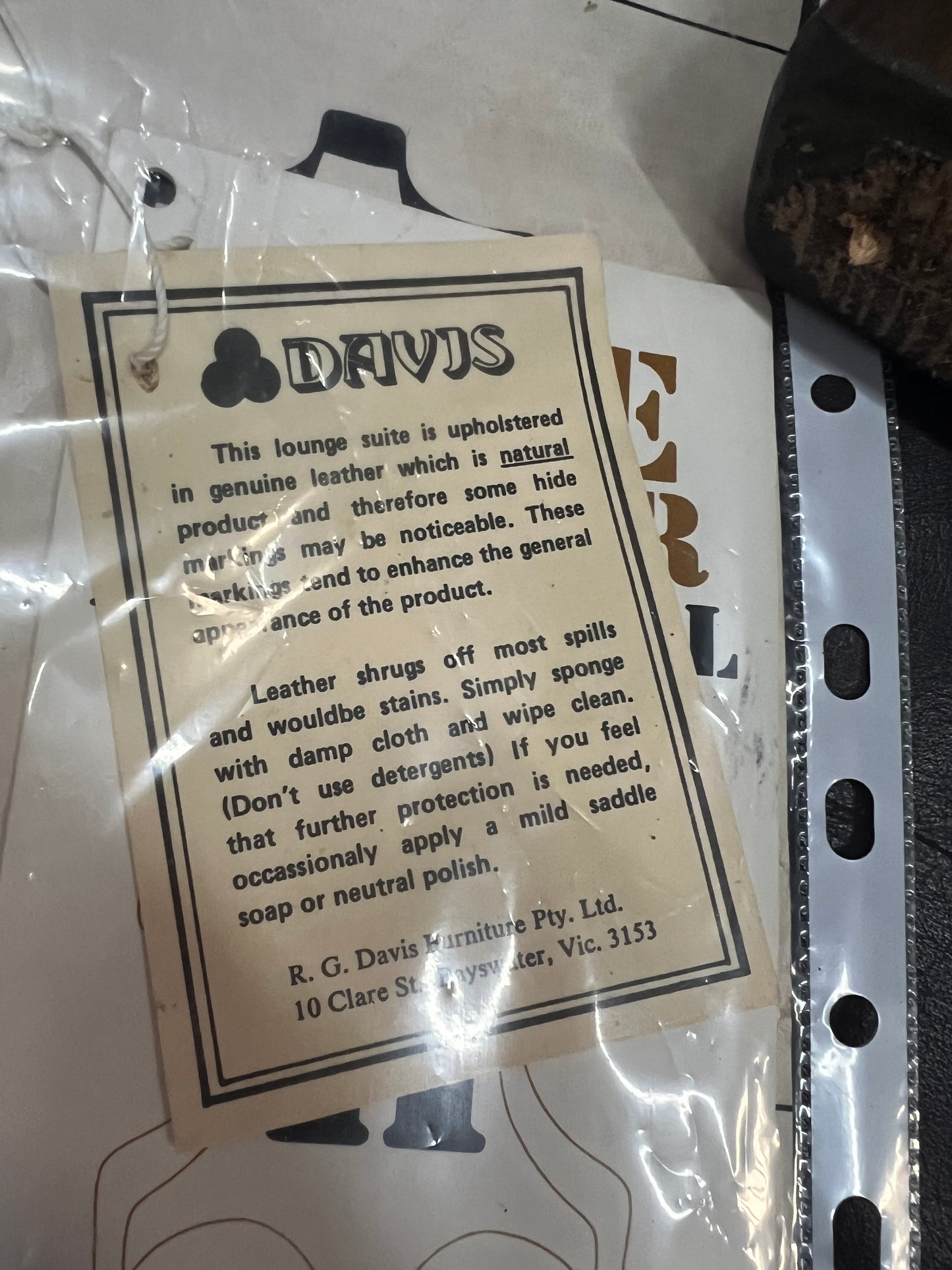 Davis Furniture Leather Armchair – Solid Timber Frame