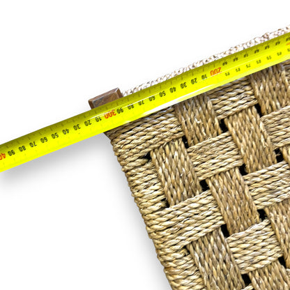 Wooden Stool with woven top