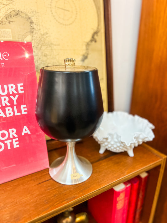 Black & Silver Ice Bucket
