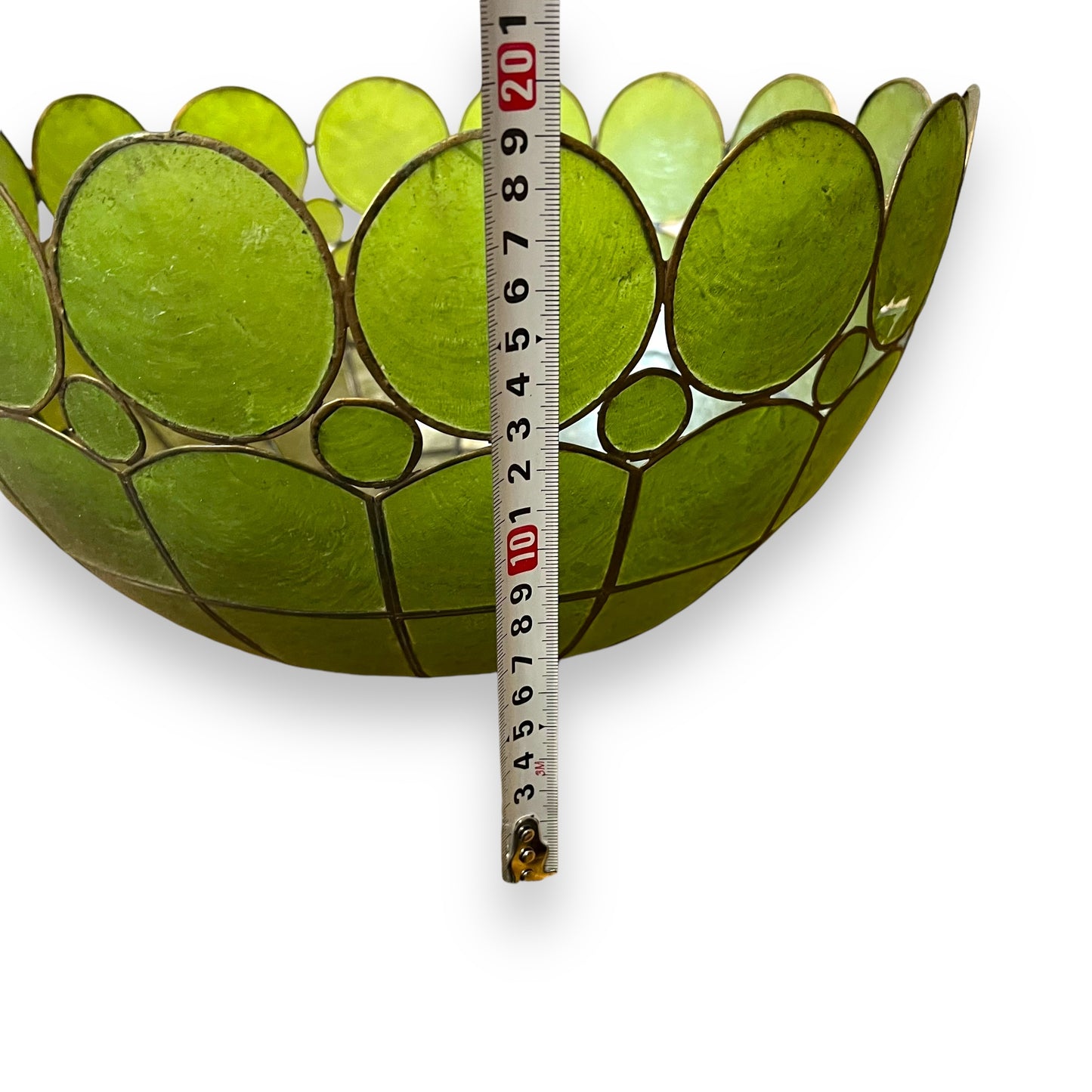 Green Capiz Shell Pendant Light Shade