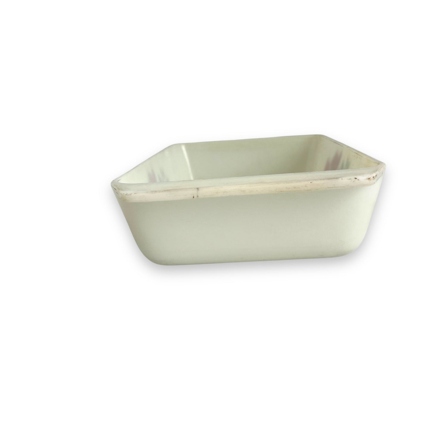Pyrex “June Rose” Milk Glass Baking Dish