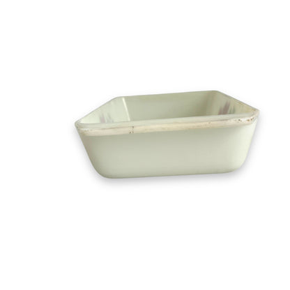 Pyrex “June Rose” Milk Glass Baking Dish