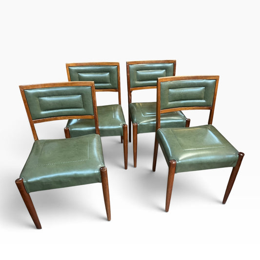 Chiswell Green Vinyl Dining Chairs – Set of 4