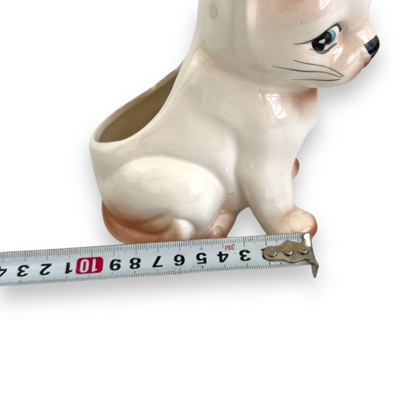 White Cat Plant Pot