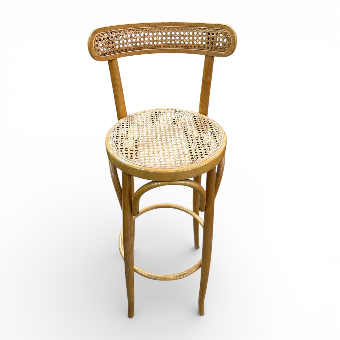 Bentwood & Cane Bar Stool – Thonet Style