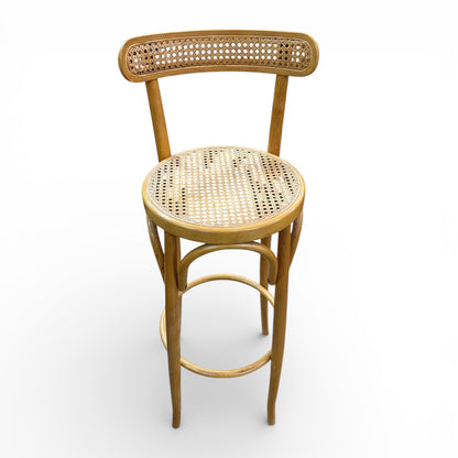 Bentwood & Cane Bar Stool – Thonet Style