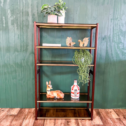 Brass & Timber Display Shelf