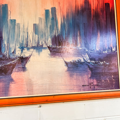 Ozz Franca “Metropolitan Skyline” Framed Print