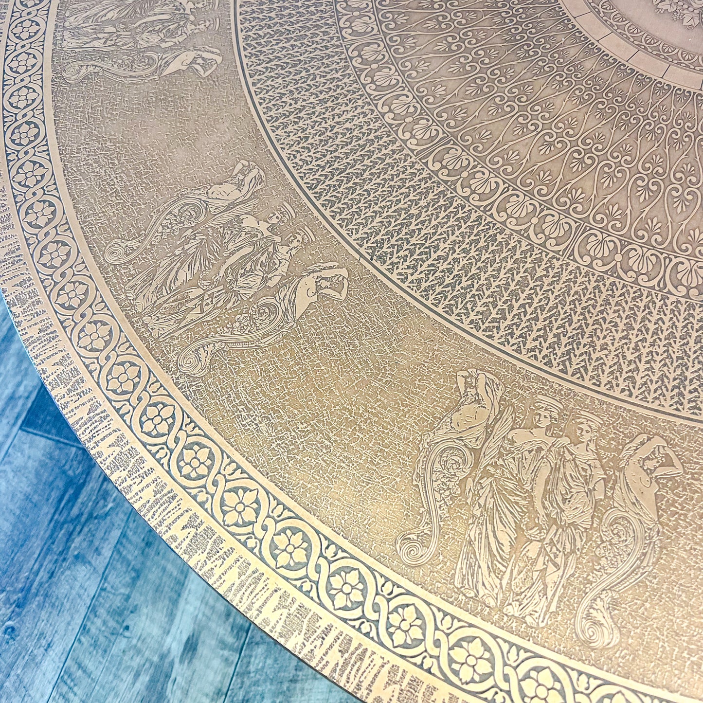 Copper Round Coffee Table