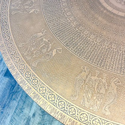 Copper Round Coffee Table