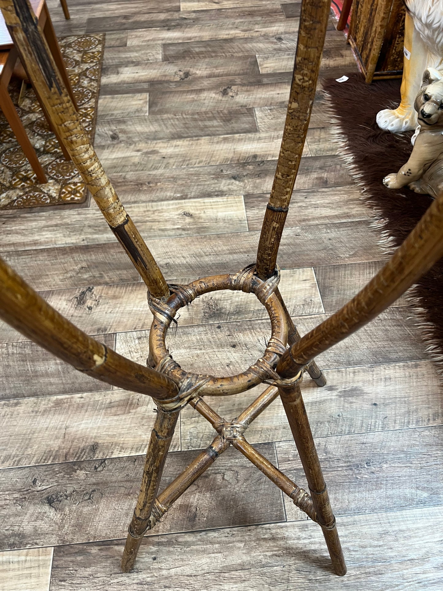 Cane Plant Stand