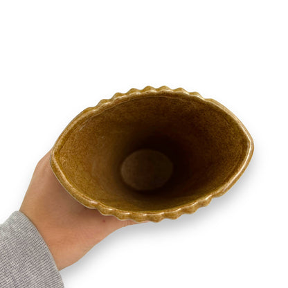 V Shape Vase Sand Colour