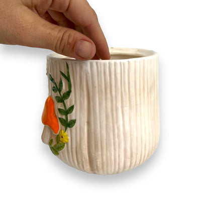 Merry Mushroom Canister 18.5cm tall