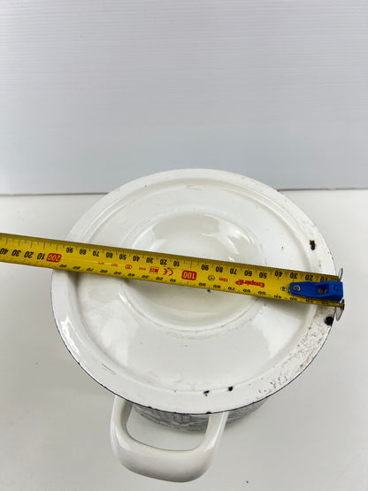 Finel Finland ‘Neptun’ Enamel Lidded Pot – Fish Pattern