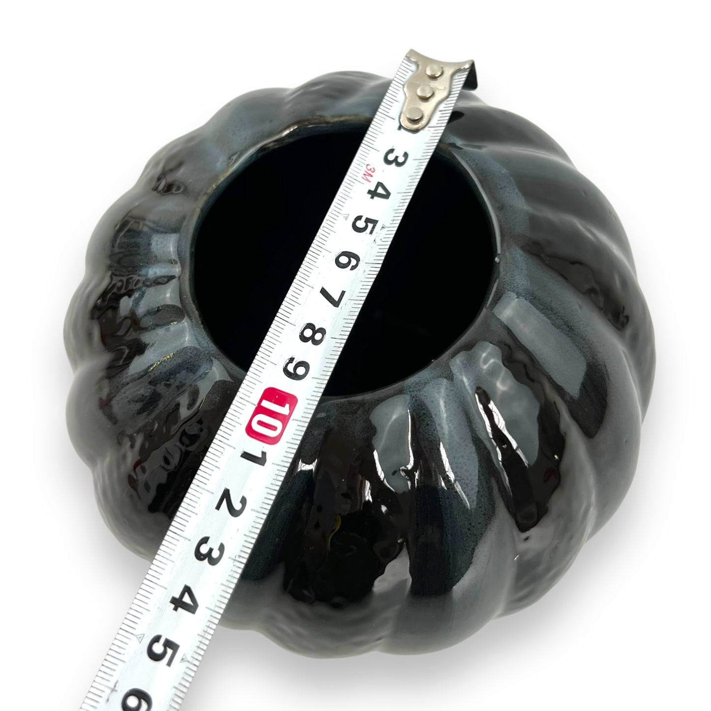 Black Ceramic Sphere shape Vase