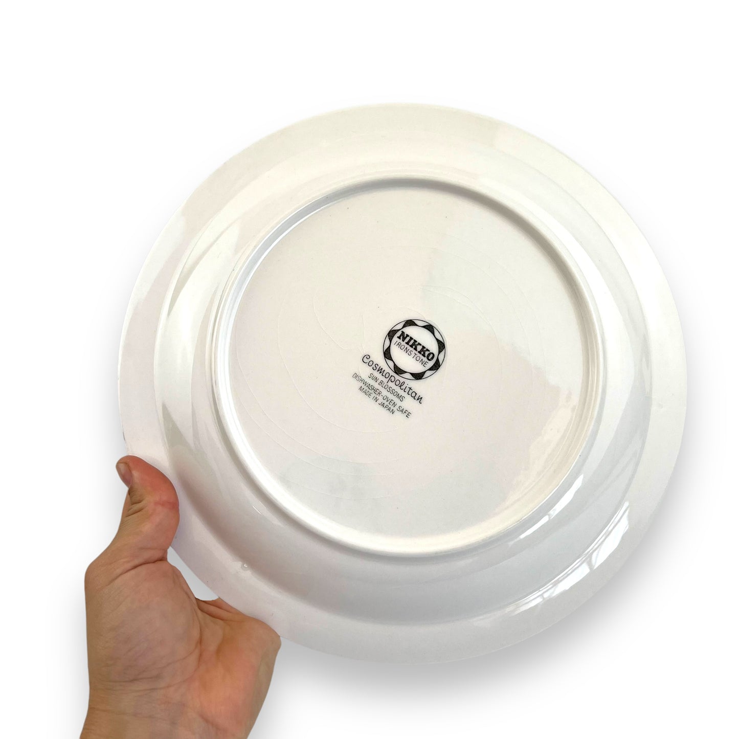 Nikko Ironstone Cosmopolitan “Sun Blossoms” Plate - Made in Japan
