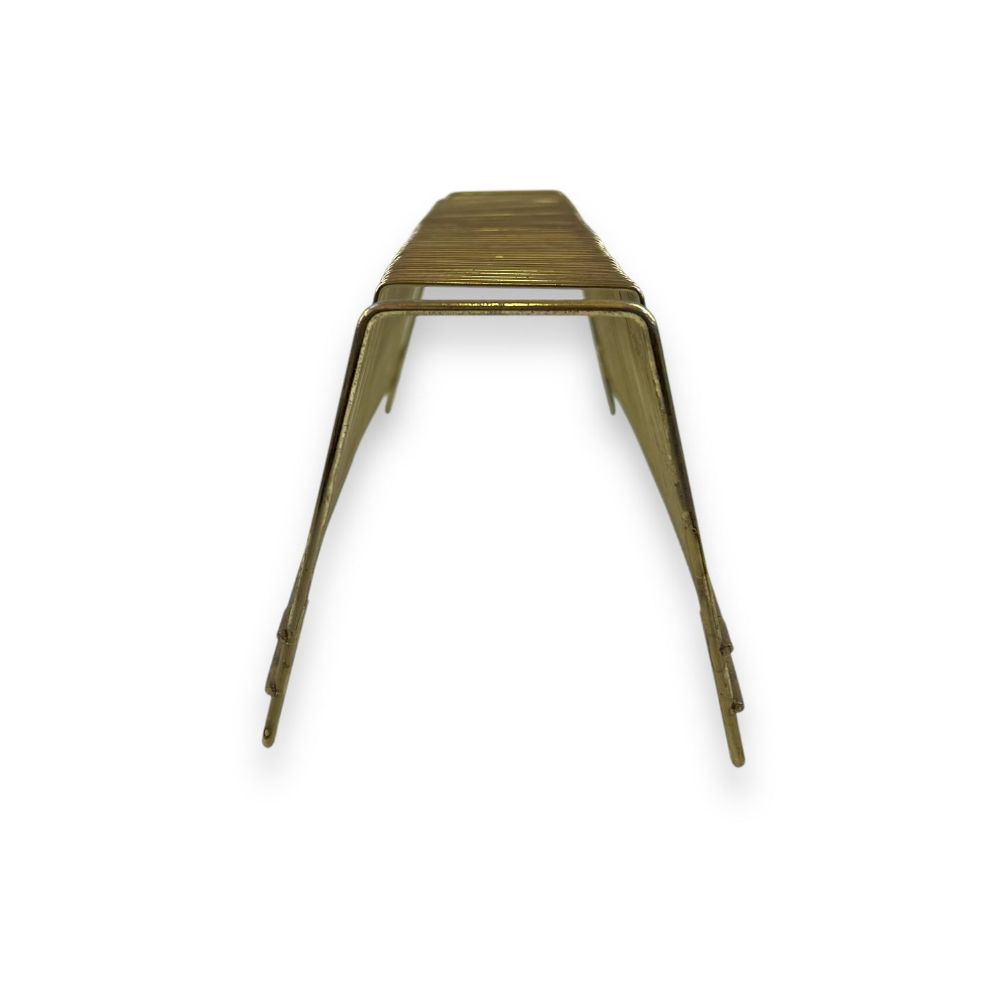 Gold Metal Record Storage Rack