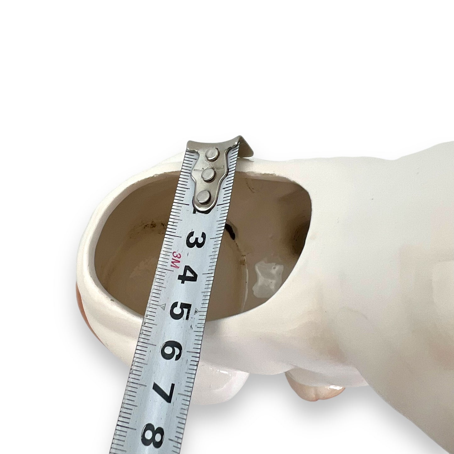 White Cat Plant Pot