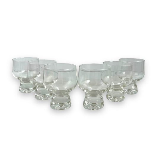 Crown Corning “Regis” 8.5cm tall Glass Set of 6.