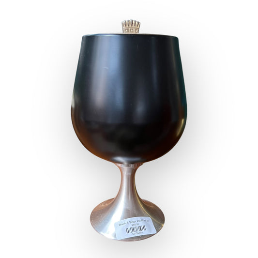 Black & Silver Ice Bucket