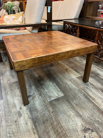 Parquetry Square Coffee Table