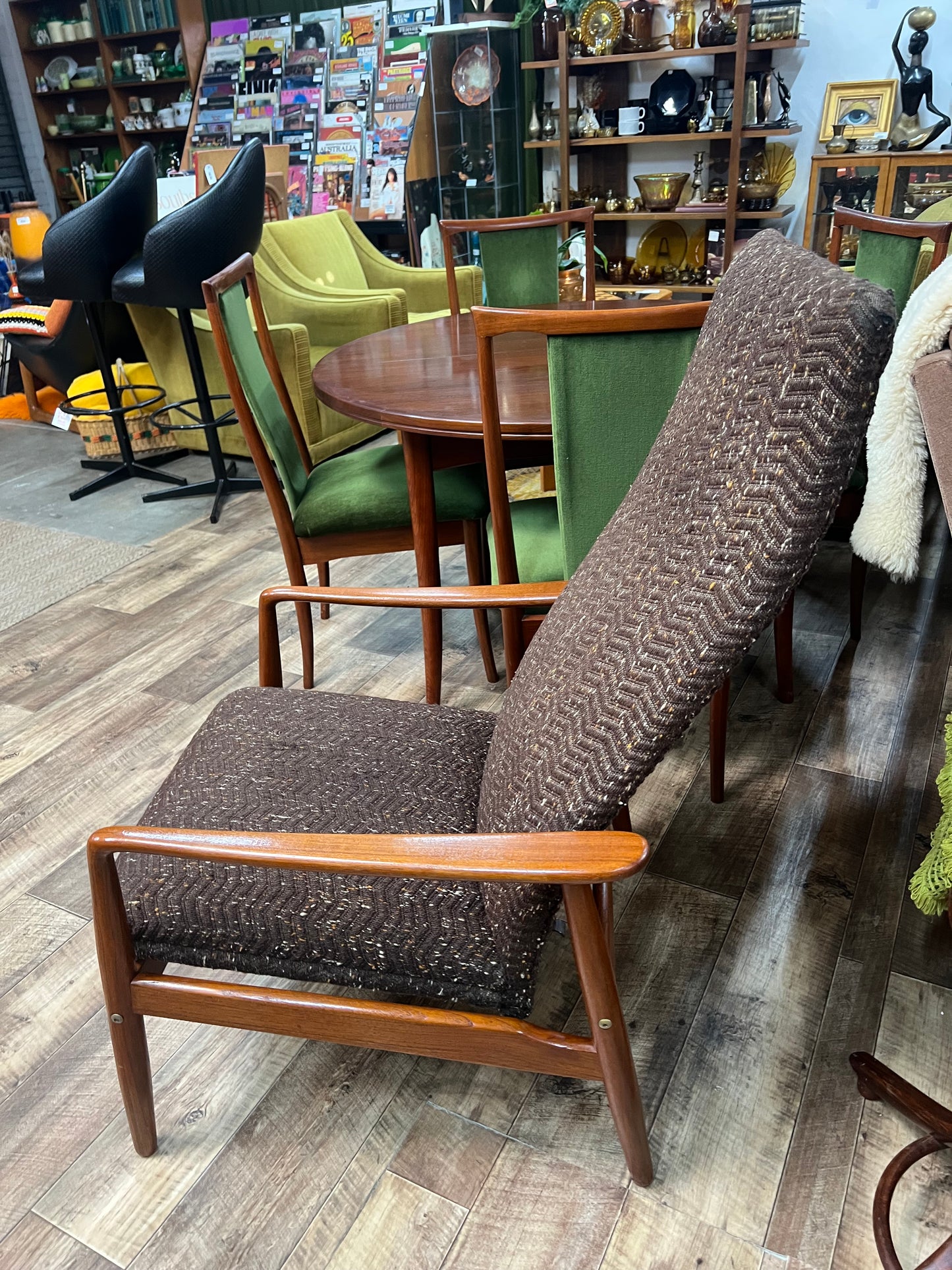 Soren Ladefoged for SL Møbler Danish Teak Reclining Lounge Chair