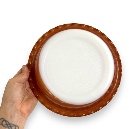 Brown Crown Ovenware Pie Baking Dish