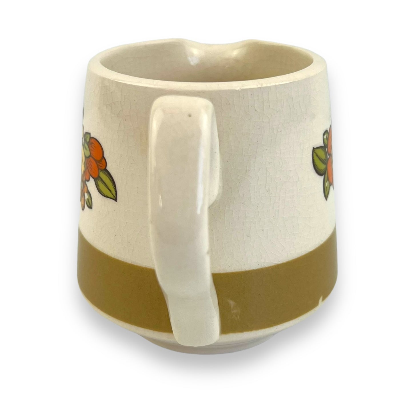 Retro flower cream/milk jug