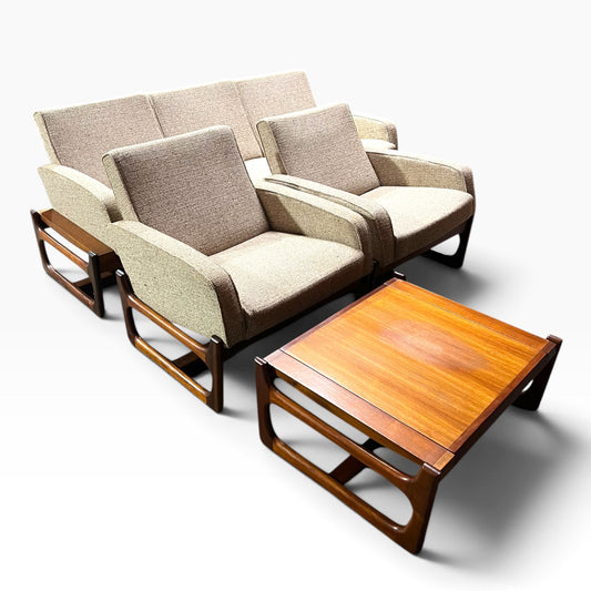 Gerald Easden for Module – Mid-Century Modular Lounge Suite & Matching Coffee Table