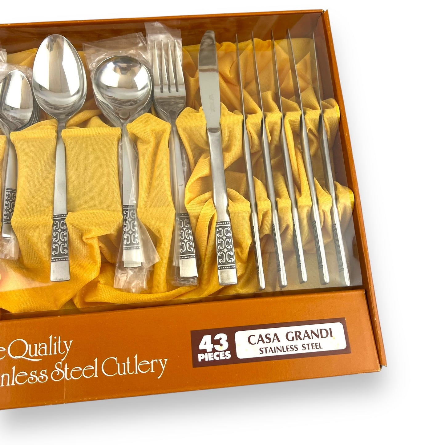 Wiltshire Casa Grandi 43-Piece Stainless Steel Cutlery Set - Brand New In Box