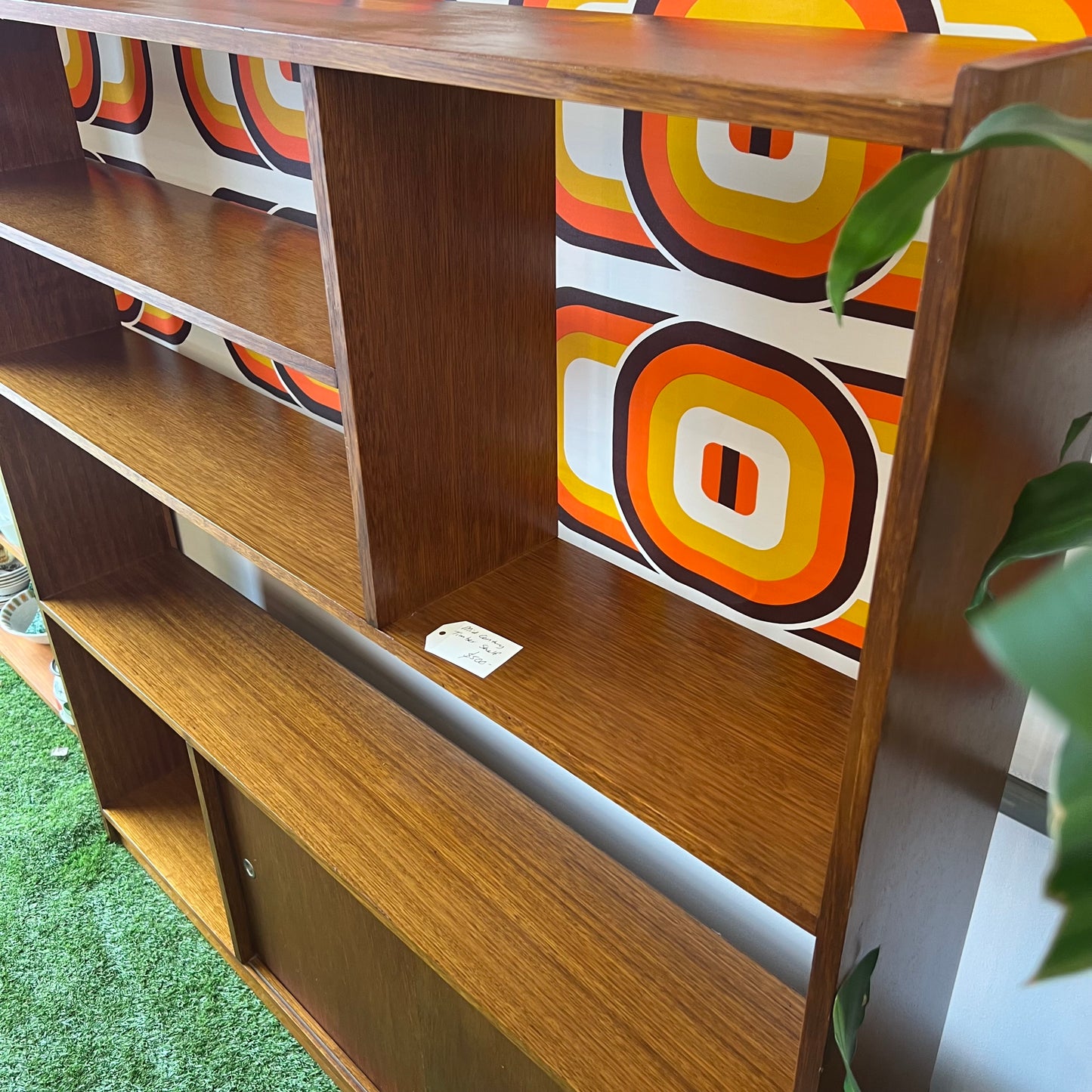 Mid-Century Modern Teak Wall Unit / Bookshelf