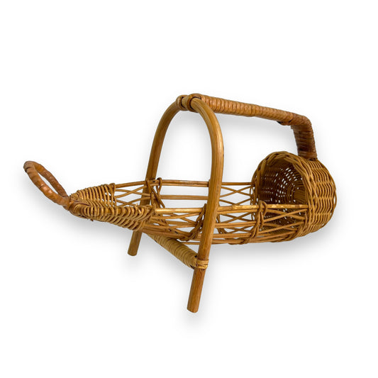 Wicker bottle holder