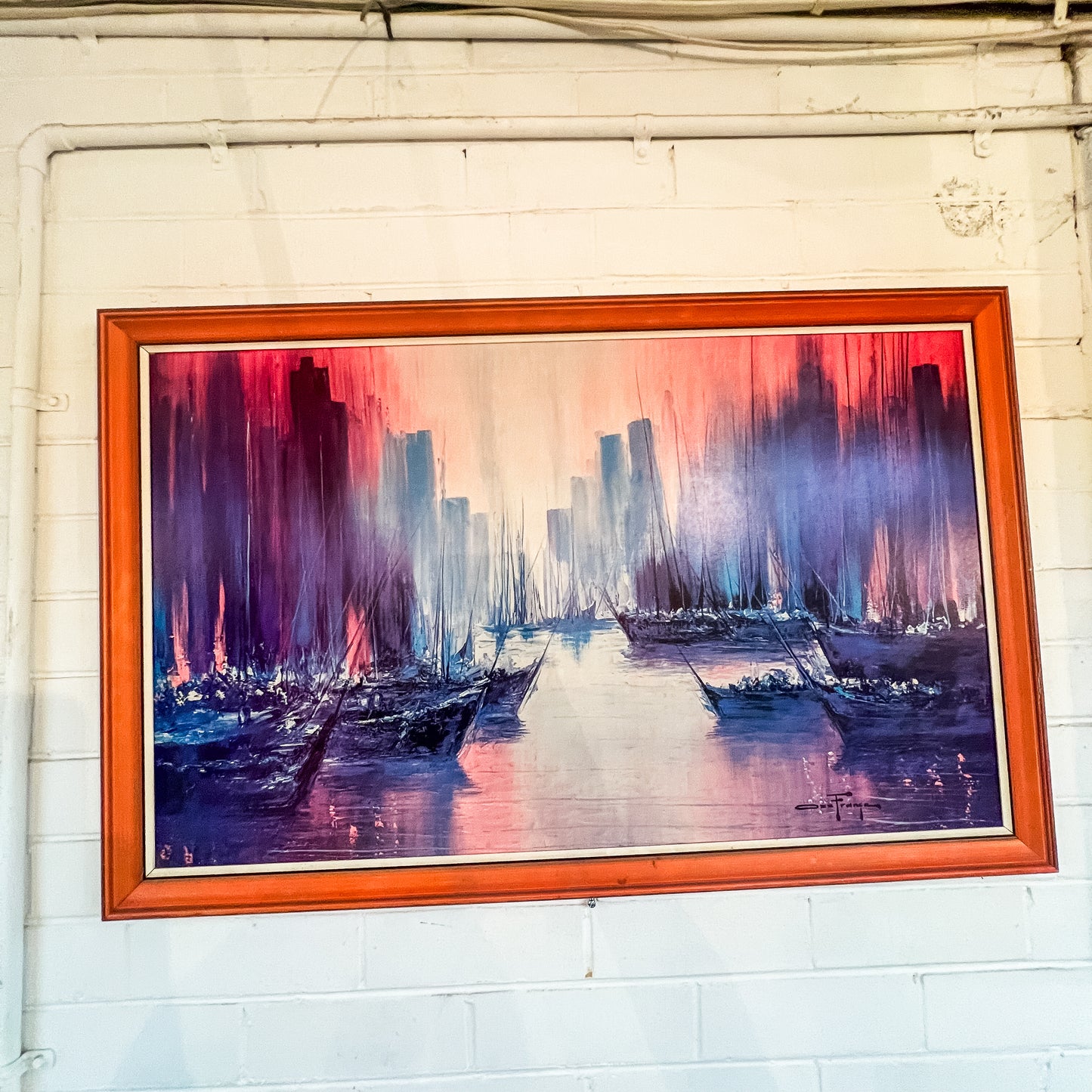 Ozz Franca “Metropolitan Skyline” Framed Print