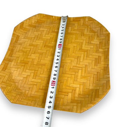 Bamboo weave plate