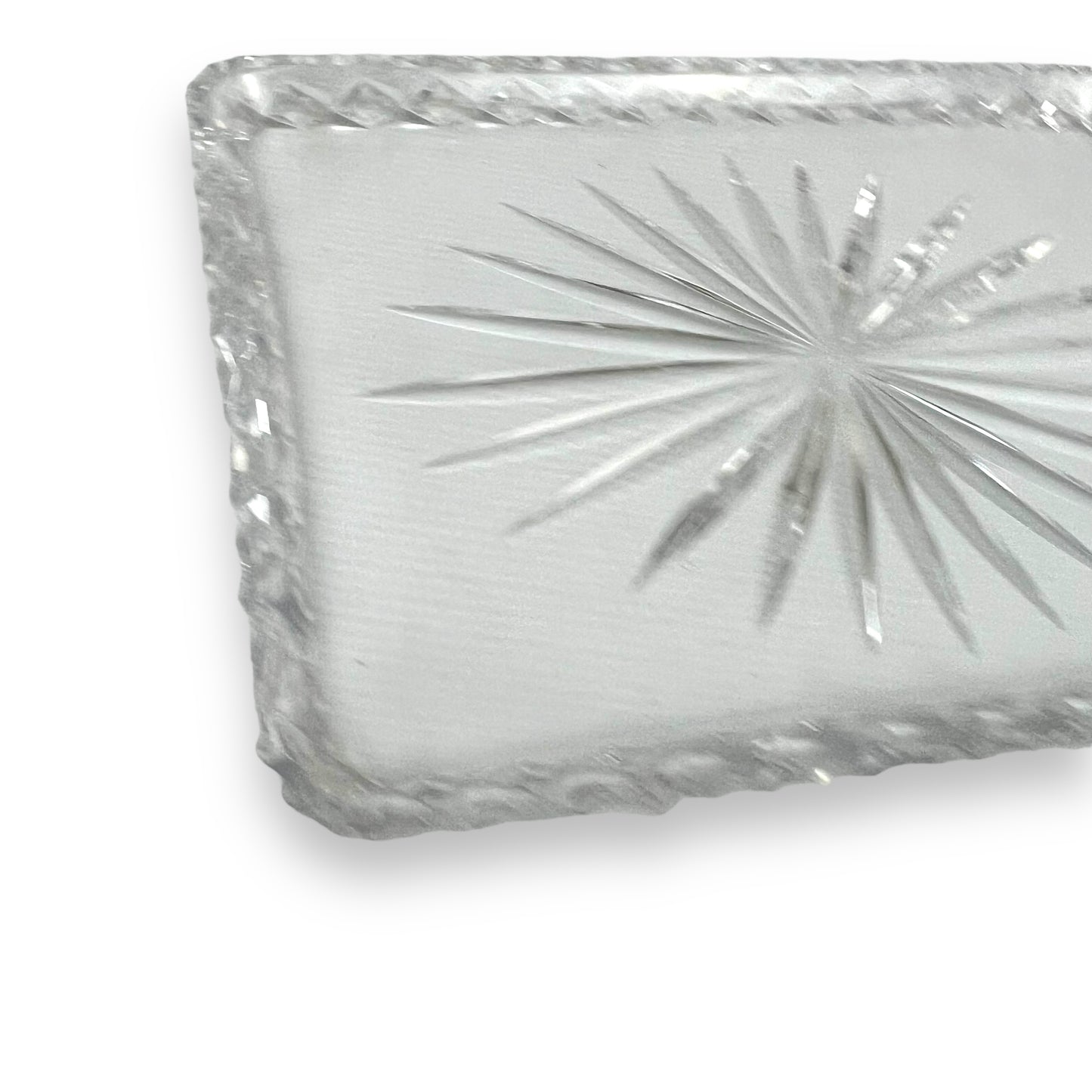 Glass Rectangle Jewellery Tray